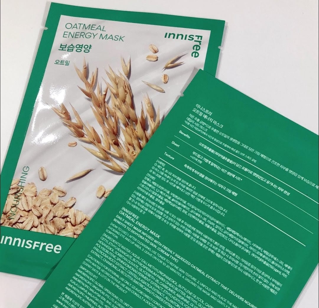 Innisfree Oatmeal Energy Mask