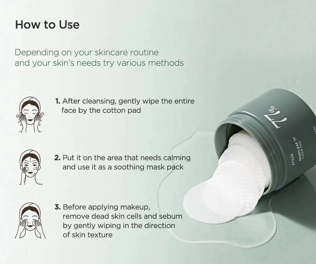 Anua Heartleaf 77% Toner Pad 160Ml
