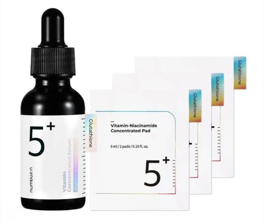 Numbuzin – No.5 Glutathione Vitamin Concentrated Serum+pad offer 30ml 6ml