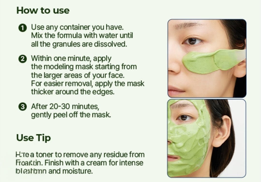 Torriden dive in Modeling Mask Pack Green 25gm